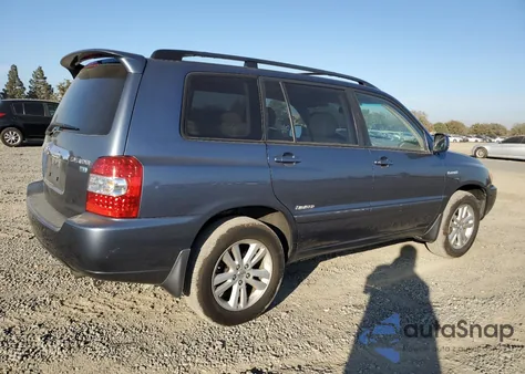 2006 Toyota Highlander Hybrid z USA, uszkodzony, nr VIN JTEEW21A660019082